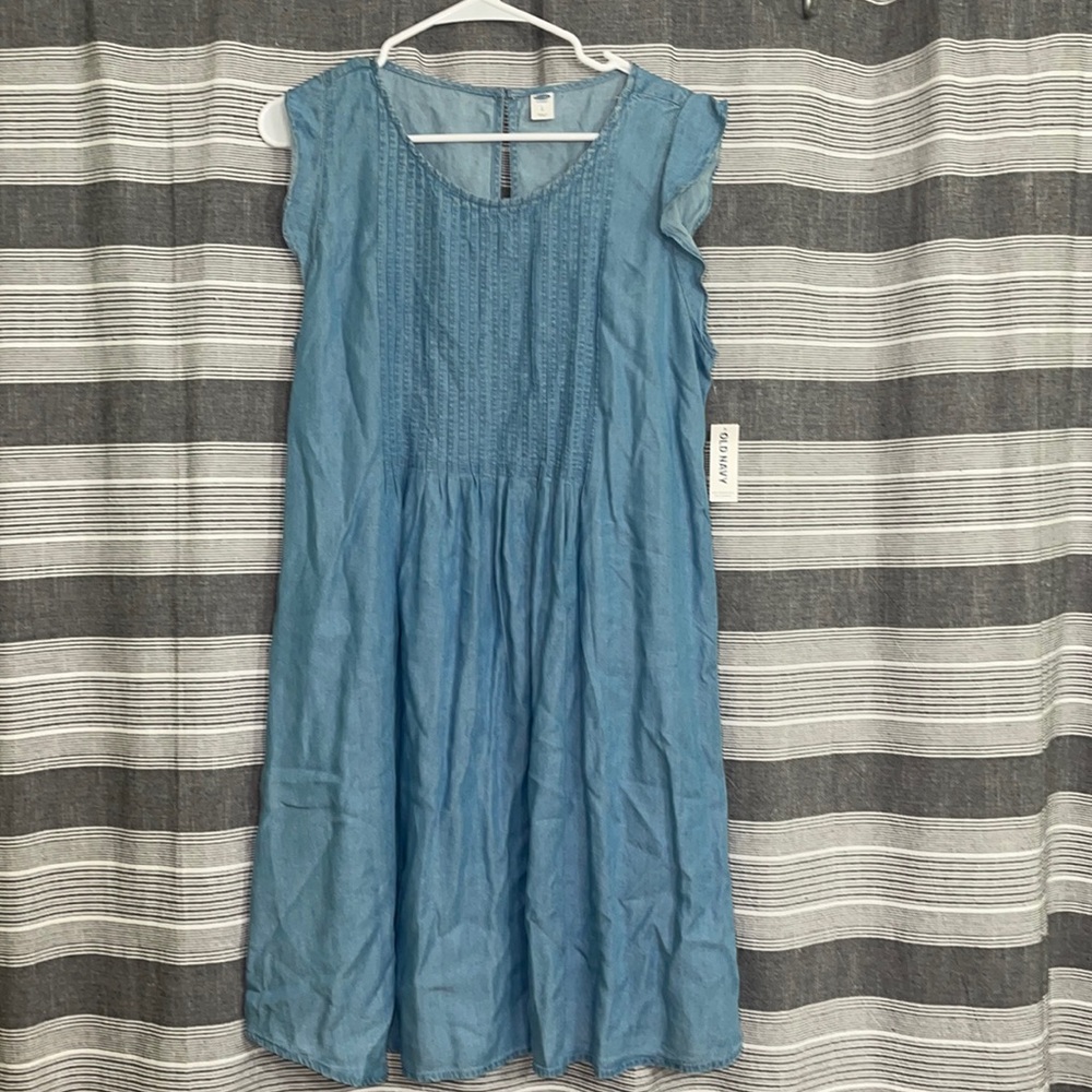 Old Navy light weight denim dress. NWT.